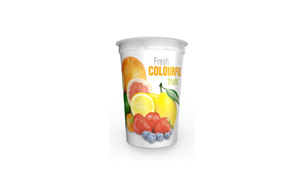 Cup Fresh Colourful Fruits